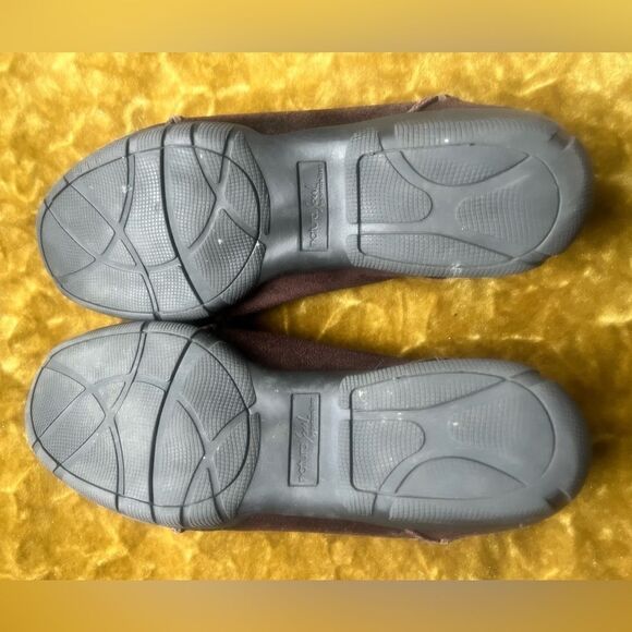 Natural Soul by Naturalizer Loafer Shoes Size 10M Suede Rigg Brown Slip-On Zip - Picture 6 of 6